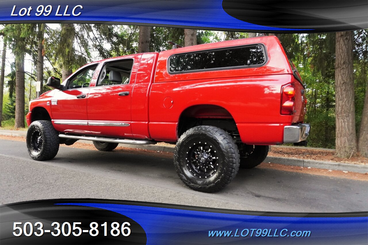 2008 Dodge Ram 3500 MEGA CAB Laramie 4X4 6.7L Cummins Diesel Leather  Moon Roof LIFTED Fuel Wheels Newer OFF ROAD TIRES - Photo 12 - Milwaukie, OR 97267