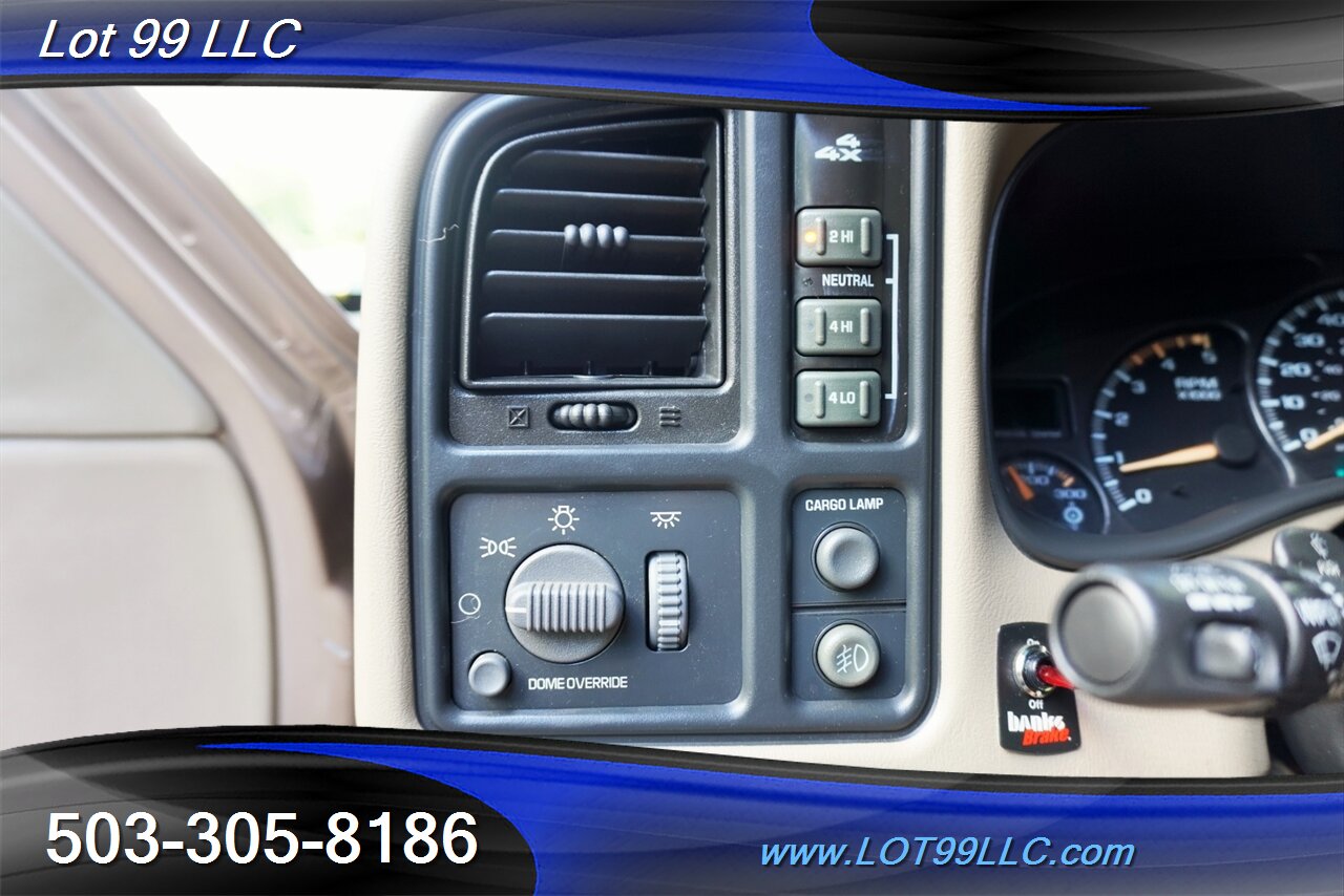 2002 Chevrolet Silverado 2500 HD 4X4 LT 6.6L Duramax Heated Leather Seats Short  Bed Tow Pkg Premium Wheels Newer Tires NEW HIGH PRESURE PUMP - Photo 23 - Milwaukie, OR 97267