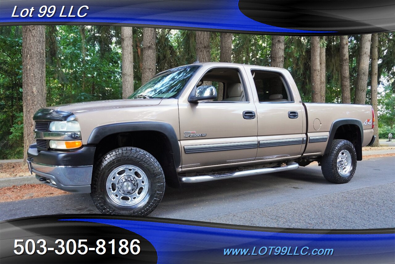 2002 Chevrolet Silverado 2500 HD 4X4 LT 6.6L Duramax Heated Leather Seats Short  Bed Tow Pkg Premium Wheels Newer Tires NEW HIGH PRESURE PUMP - Photo 5 - Milwaukie, OR 97267