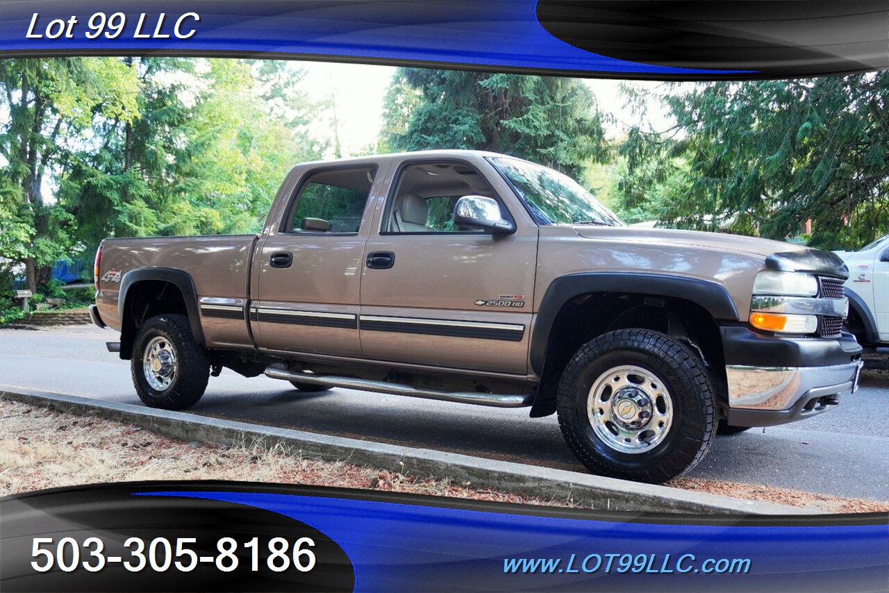 2002 Chevrolet Silverado 2500 HD 4X4 LT 6.6L Duramax Heated Leather Seats Short  Bed Tow Pkg Premium Wheels Newer Tires NEW HIGH PRESURE PUMP - Photo 7 - Milwaukie, OR 97267