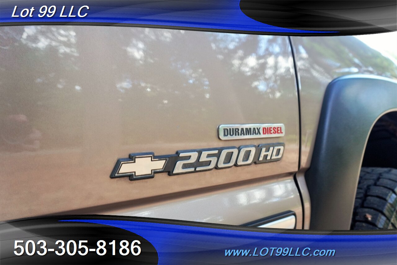 2002 Chevrolet Silverado 2500 HD 4X4 LT 6.6L Duramax Heated Leather Seats Short  Bed Tow Pkg Premium Wheels Newer Tires NEW HIGH PRESURE PUMP - Photo 35 - Milwaukie, OR 97267