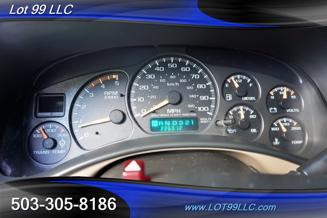 2002 Chevrolet Silverado 2500 HD 4X4 LT 6.6L Duramax Heated Leather Seats Short  Bed Tow Pkg Premium Wheels Newer Tires NEW HIGH PRESURE PUMP - Photo 22 - Milwaukie, OR 97267