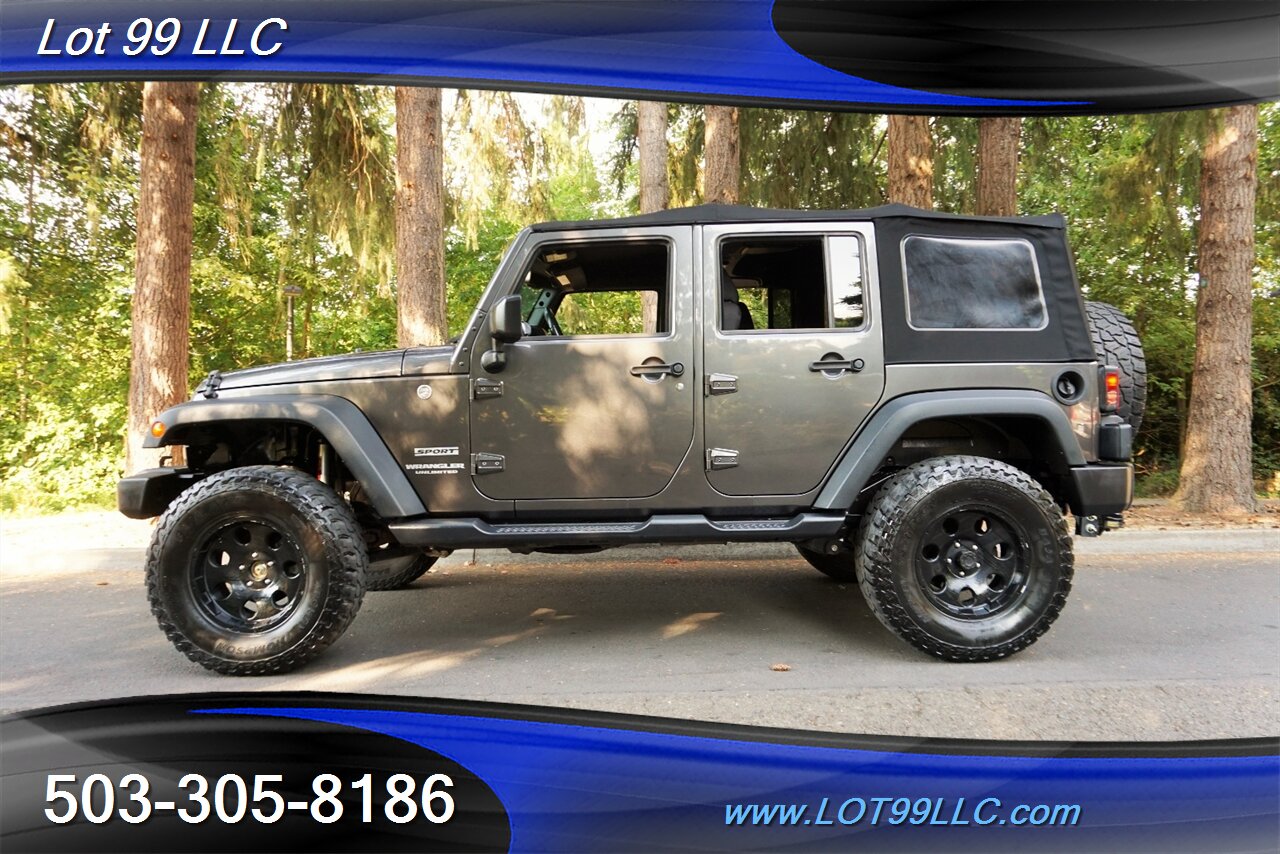 2017 Jeep Wrangler Unlimited Sport 4x4 V6 73k 3.6L 6 Speed Manual Lifted   - Photo 1 - Milwaukie, OR 97267