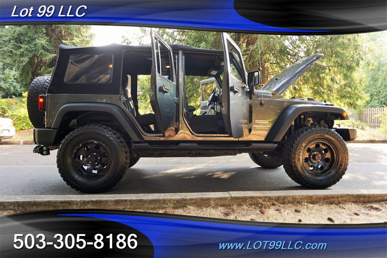 2017 Jeep Wrangler Unlimited Sport 4x4 V6 73k 3.6L 6 Speed Manual Lifted   - Photo 28 - Milwaukie, OR 97267