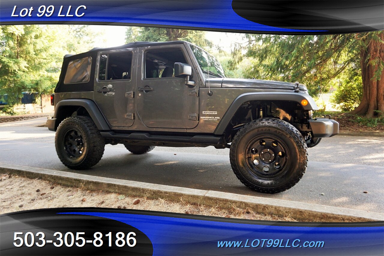 2017 Jeep Wrangler Unlimited Sport 4x4 V6 73k 3.6L 6 Speed Manual Lifted   - Photo 7 - Milwaukie, OR 97267