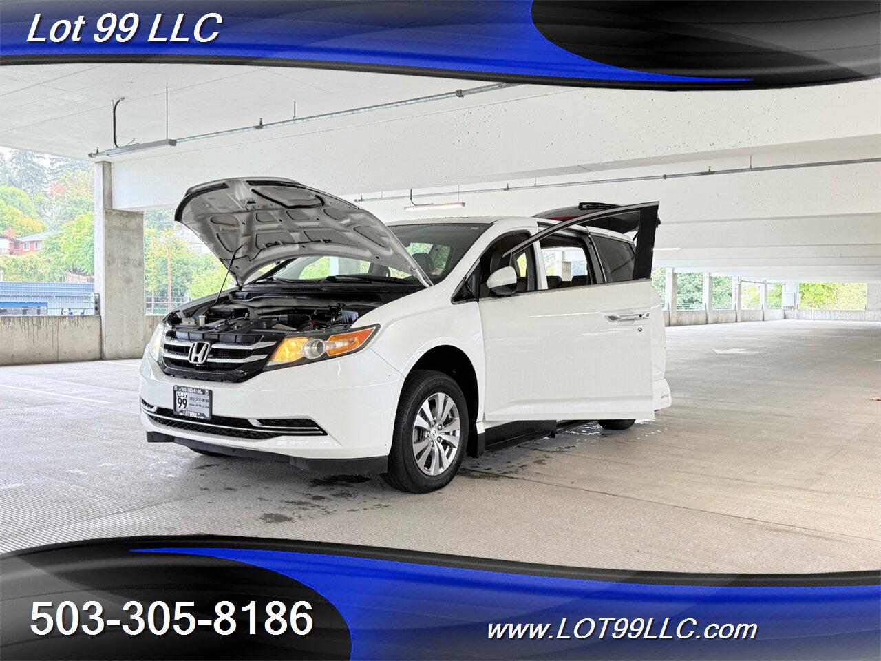 2014 Honda Odyssey EX-L * WHEELCHAIR VAN * Leather Power Ramp Kneeling Dual Power Sliding Doors Power Hatch BackUp Camera - Photo 27 - Milwaukie, OR 97267