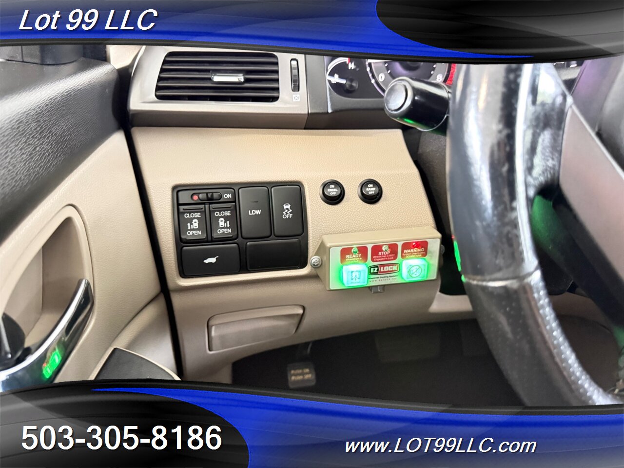 2014 Honda Odyssey EX-L * WHEELCHAIR VAN * Leather Power Ramp Kneeling Dual Power Sliding Doors Power Hatch BackUp Camera - Photo 38 - Milwaukie, OR 97267