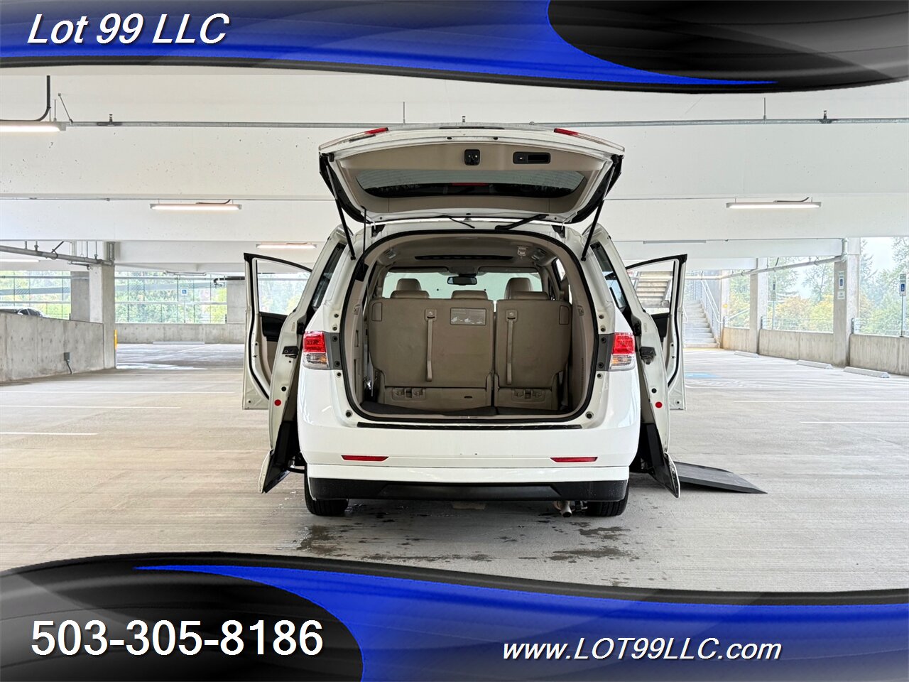 2014 Honda Odyssey EX-L * WHEELCHAIR VAN * Leather Power Ramp Kneeling Dual Power Sliding Doors Power Hatch BackUp Camera - Photo 31 - Milwaukie, OR 97267