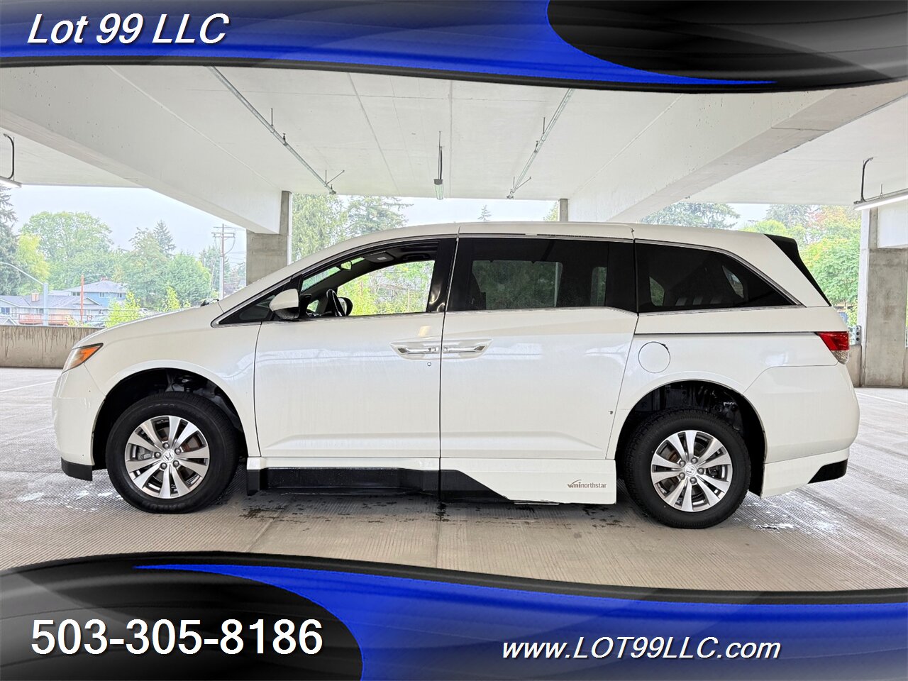 2014 Honda Odyssey EX-L * WHEELCHAIR VAN * Leather Power Ramp Kneeling Dual Power Sliding Doors Power Hatch BackUp Camera - Photo 8 - Milwaukie, OR 97267