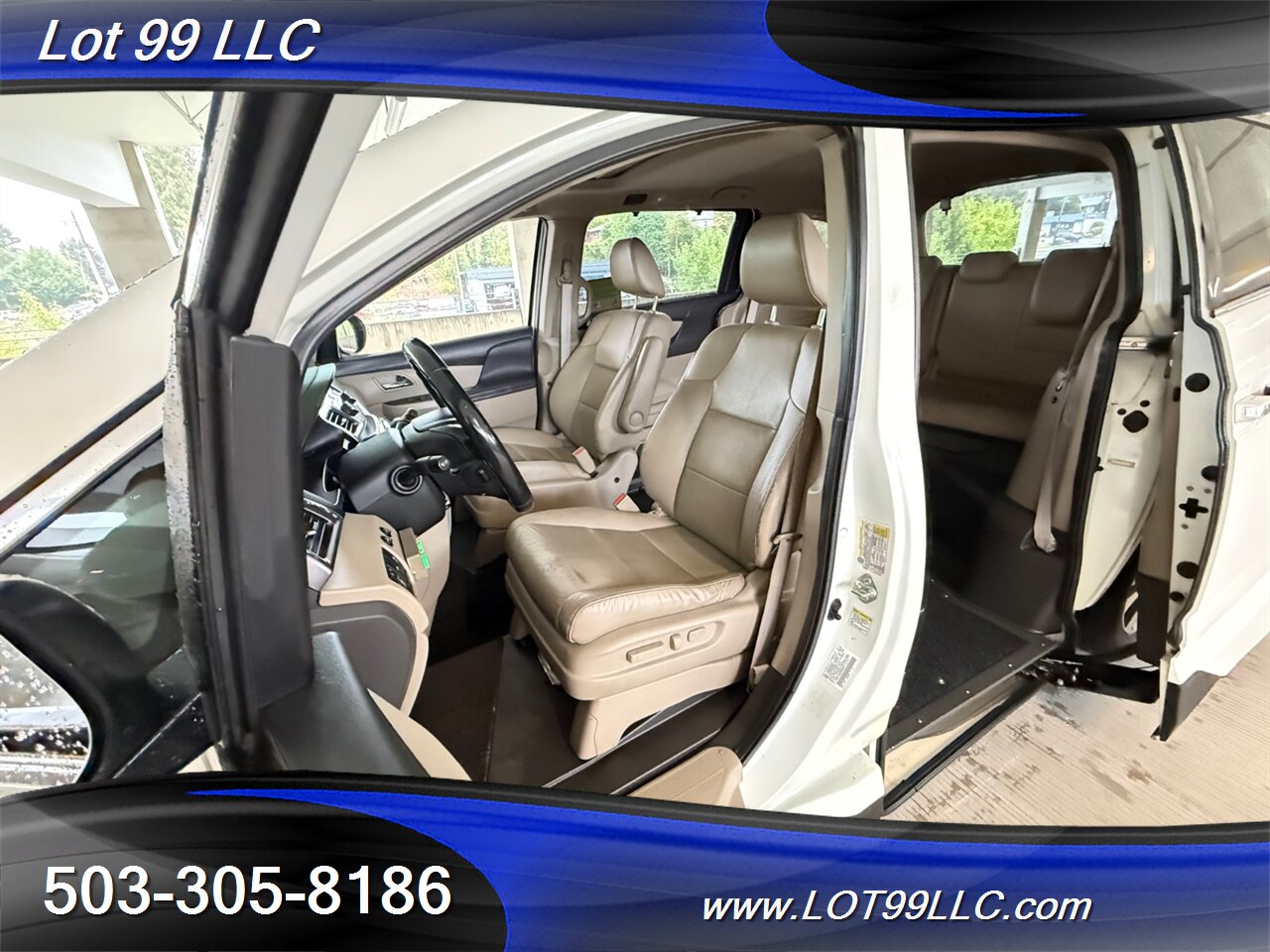 2014 Honda Odyssey EX-L * WHEELCHAIR VAN * Leather Power Ramp Kneeling Dual Power Sliding Doors Power Hatch BackUp Camera - Photo 6 - Milwaukie, OR 97267