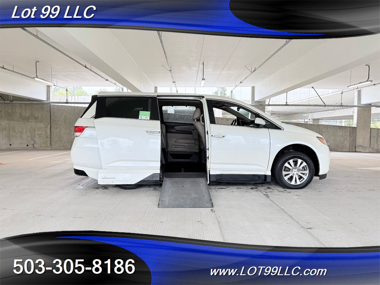2014 Honda Odyssey EX-L * WHEELCHAIR VAN * Leather Power Ramp Kneeling Dual Power Sliding Doors Power Hatch BackUp Camera - Photo 1 - Milwaukie, OR 97267