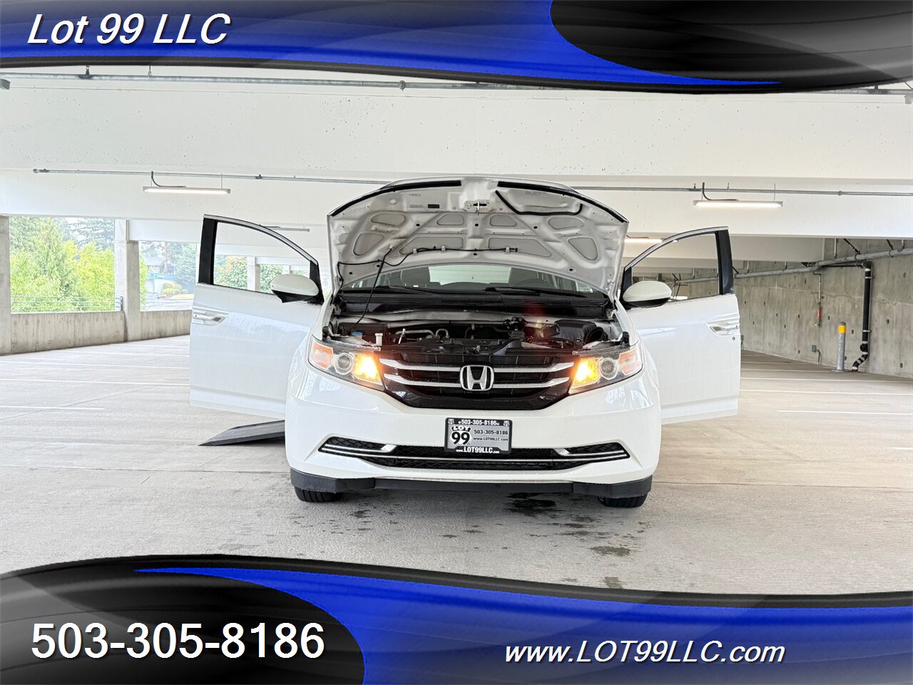 2014 Honda Odyssey EX-L * WHEELCHAIR VAN * Leather Power Ramp Kneeling Dual Power Sliding Doors Power Hatch BackUp Camera - Photo 28 - Milwaukie, OR 97267
