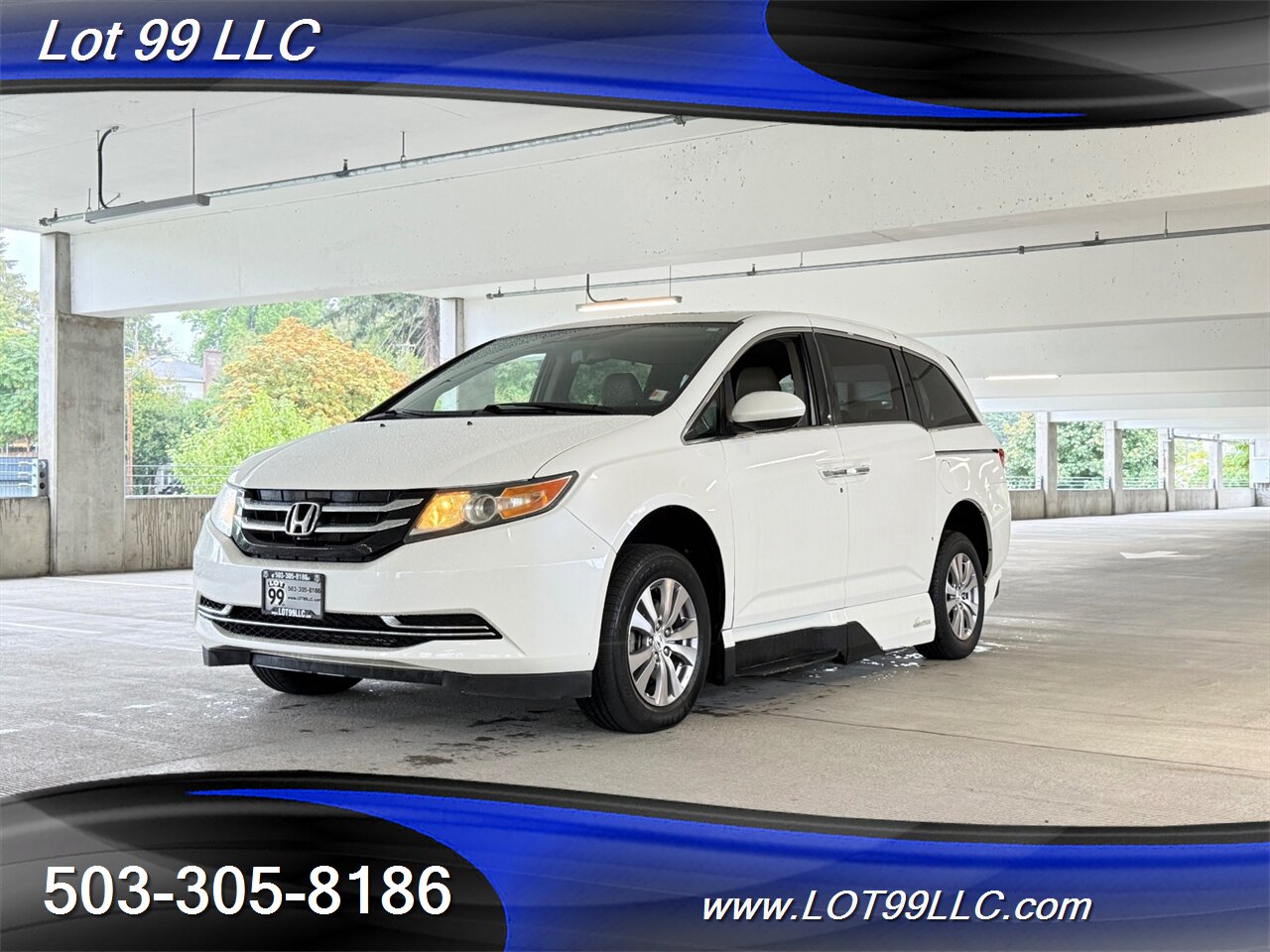 2014 Honda Odyssey EX-L * WHEELCHAIR VAN * Leather Power Ramp Kneeling Dual Power Sliding Doors Power Hatch BackUp Camera - Photo 9 - Milwaukie, OR 97267