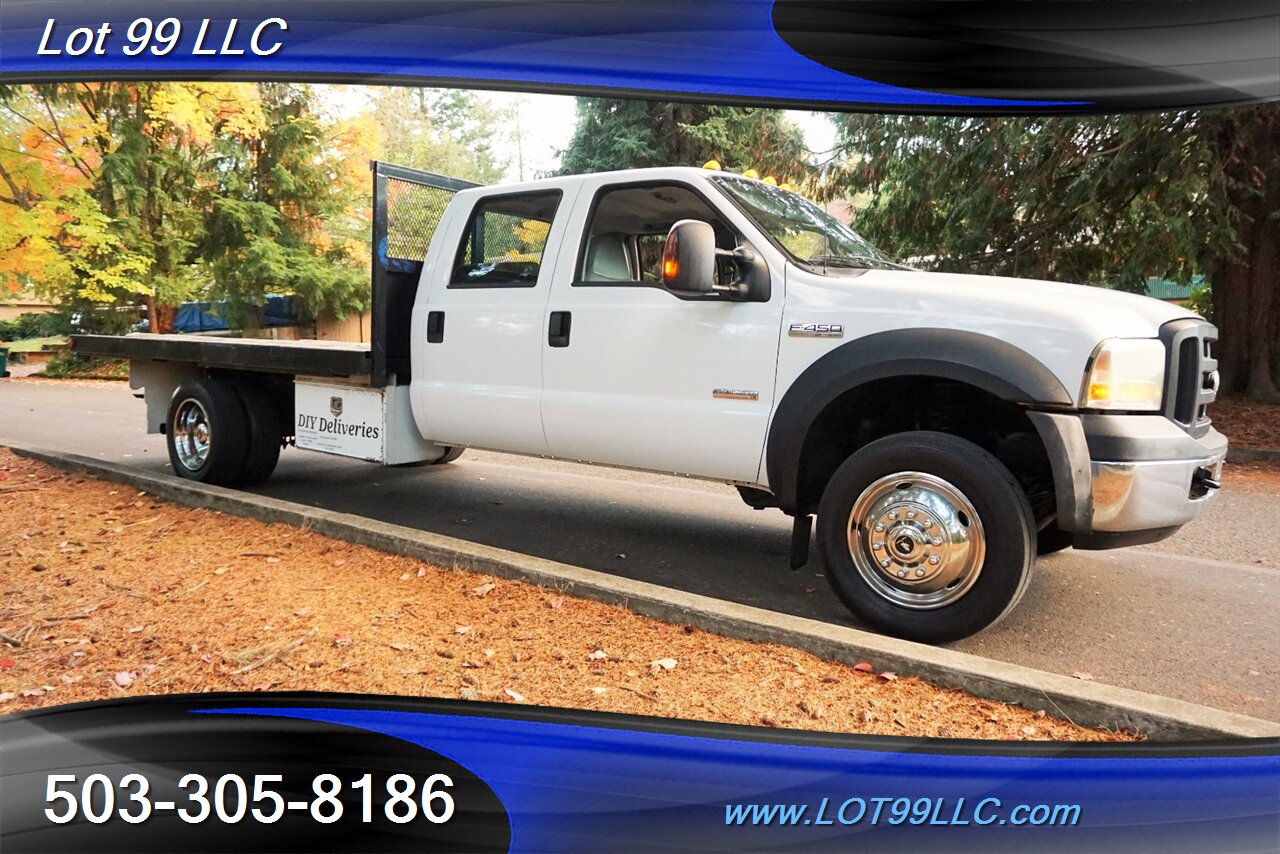 2006 FORD F-450 Crew Cab POWER STROKES NEW INJECTORS FLAT BED   - Photo 7 - Milwaukie, OR 97267