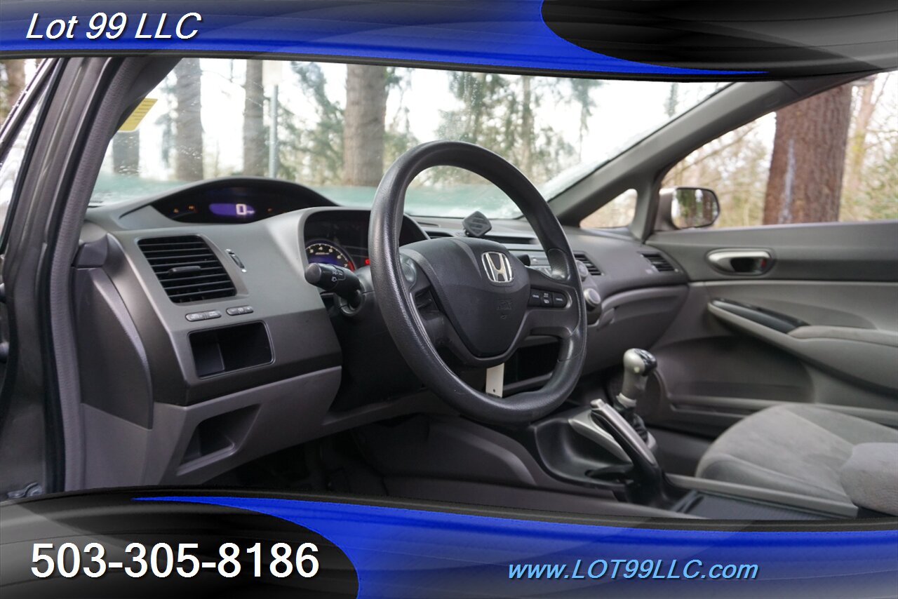 2008 Honda Civic LX Sedan 1.8L 5 SPEED MANUAL NEWER TIRES 34 MPG   - Photo 12 - Milwaukie, OR 97267