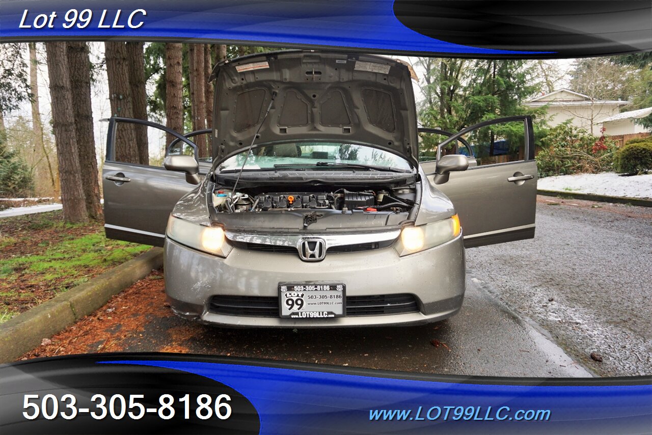 2008 Honda Civic LX Sedan 1.8L 5 SPEED MANUAL NEWER TIRES 34 MPG   - Photo 26 - Milwaukie, OR 97267