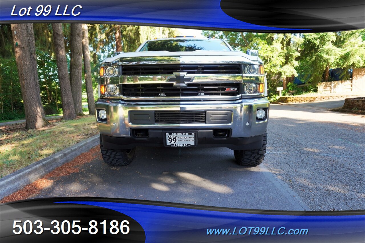 2016 Chevrolet Silverado 3500 LTZ 4x4 Crew Cab 6.6L DURAMAX Diesel Heated AC Leather Moon Roof GPS LIFTED 20 FUEL Wheels BRAND NEW TIRES 2 OWNERS - Photo 6 - Milwaukie, OR 97267