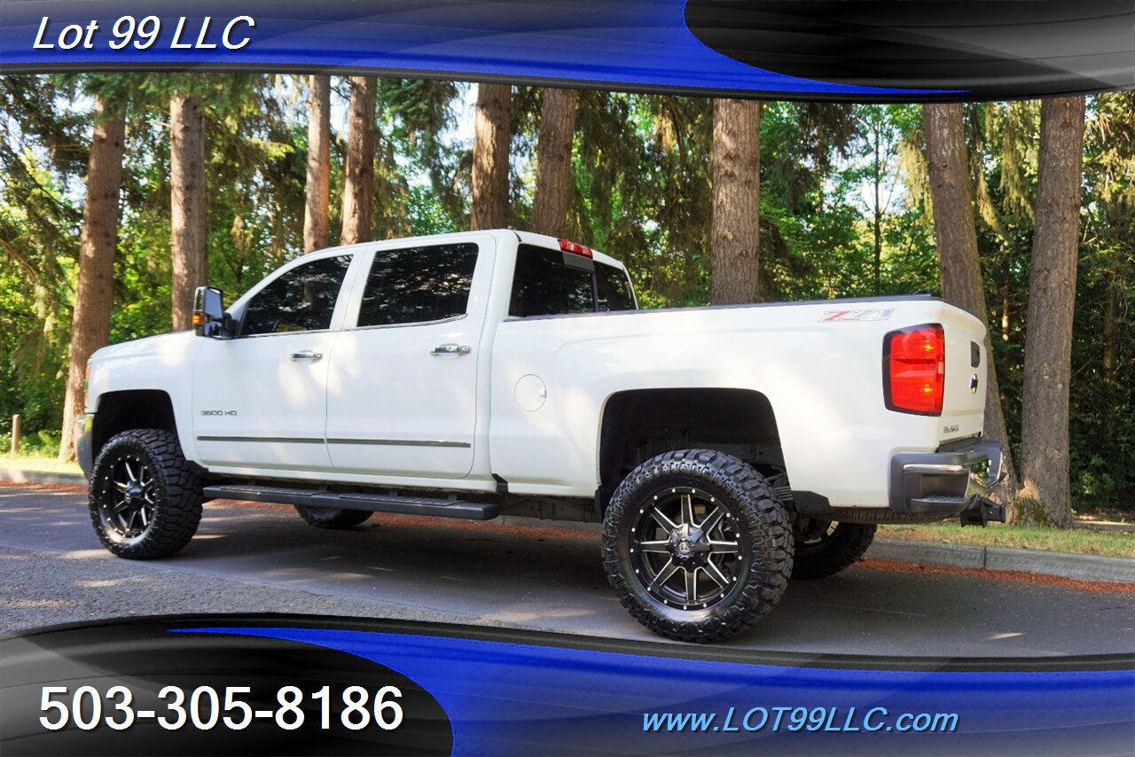 2016 Chevrolet Silverado 3500 LTZ 4x4 Crew Cab 6.6L DURAMAX Diesel Heated AC Leather Moon Roof GPS LIFTED 20 FUEL Wheels BRAND NEW TIRES 2 OWNERS - Photo 11 - Milwaukie, OR 97267