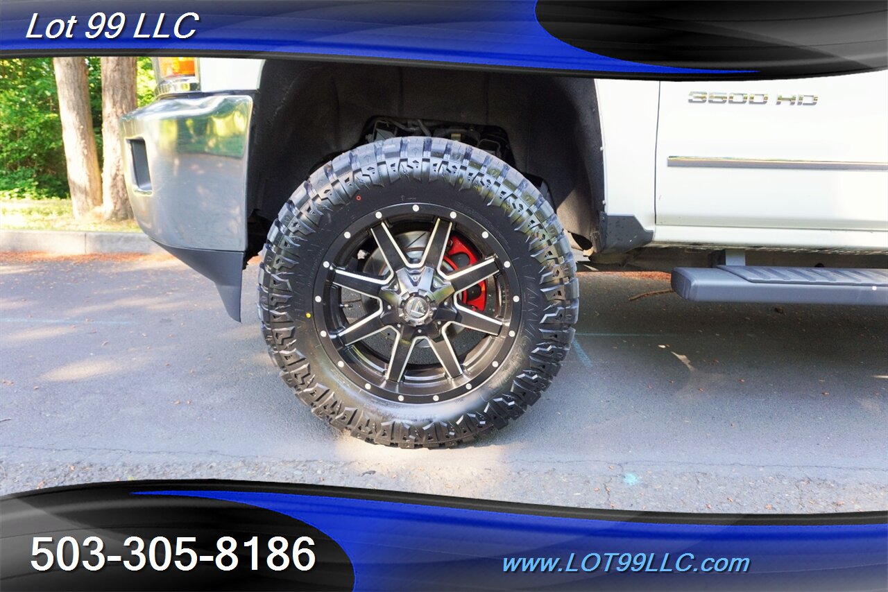2016 Chevrolet Silverado 3500 LTZ 4x4 Crew Cab 6.6L DURAMAX Diesel Heated AC Leather Moon Roof GPS LIFTED 20 FUEL Wheels BRAND NEW TIRES 2 OWNERS - Photo 4 - Milwaukie, OR 97267