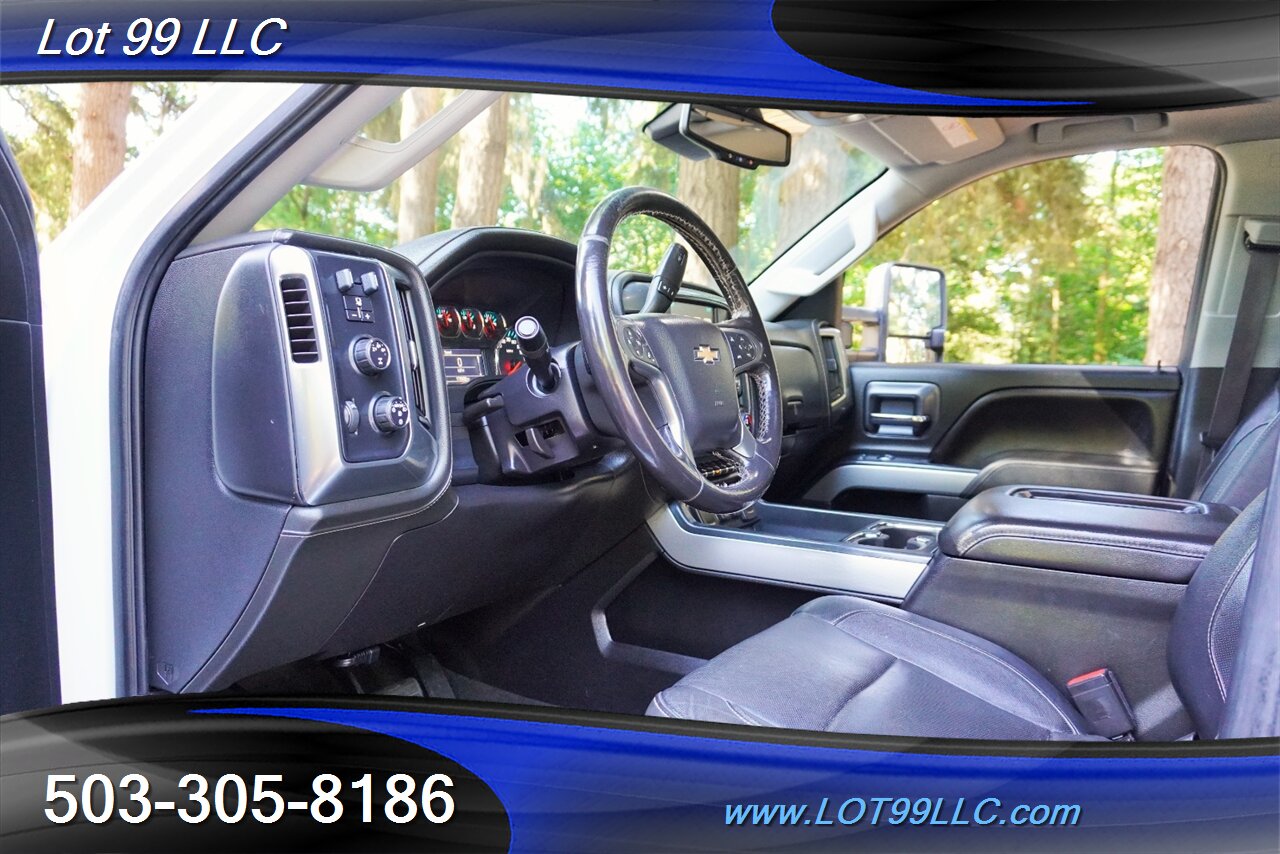 2016 Chevrolet Silverado 3500 LTZ 4x4 Crew Cab 6.6L DURAMAX Diesel Heated AC Leather Moon Roof GPS LIFTED 20 FUEL Wheels BRAND NEW TIRES 2 OWNERS - Photo 13 - Milwaukie, OR 97267