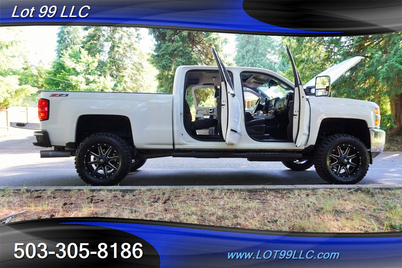 2016 Chevrolet Silverado 3500 LTZ 4x4 Crew Cab 6.6L DURAMAX Diesel Heated AC Leather Moon Roof GPS LIFTED 20 FUEL Wheels BRAND NEW TIRES 2 OWNERS - Photo 32 - Milwaukie, OR 97267