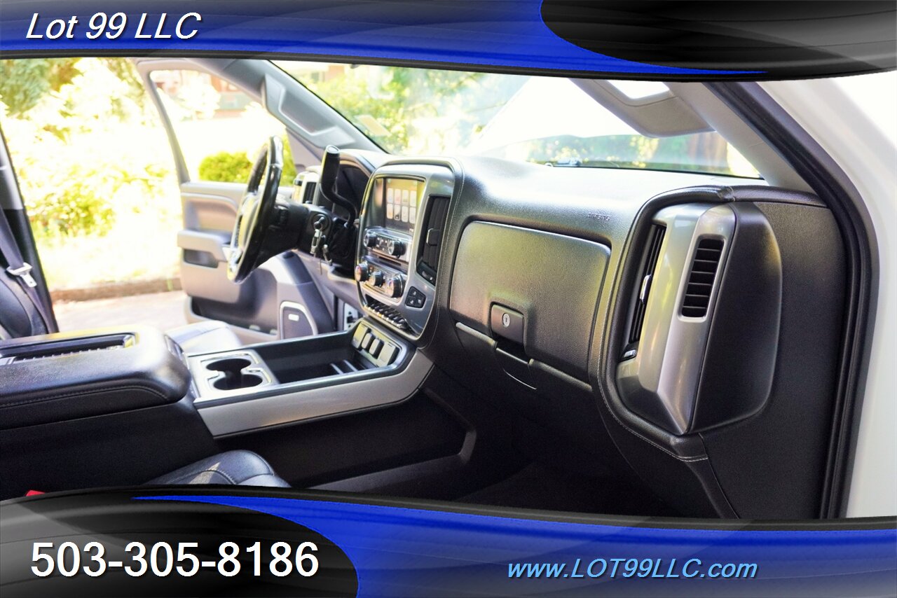 2016 Chevrolet Silverado 3500 LTZ 4x4 Crew Cab 6.6L DURAMAX Diesel Heated AC Leather Moon Roof GPS LIFTED 20 FUEL Wheels BRAND NEW TIRES 2 OWNERS - Photo 18 - Milwaukie, OR 97267