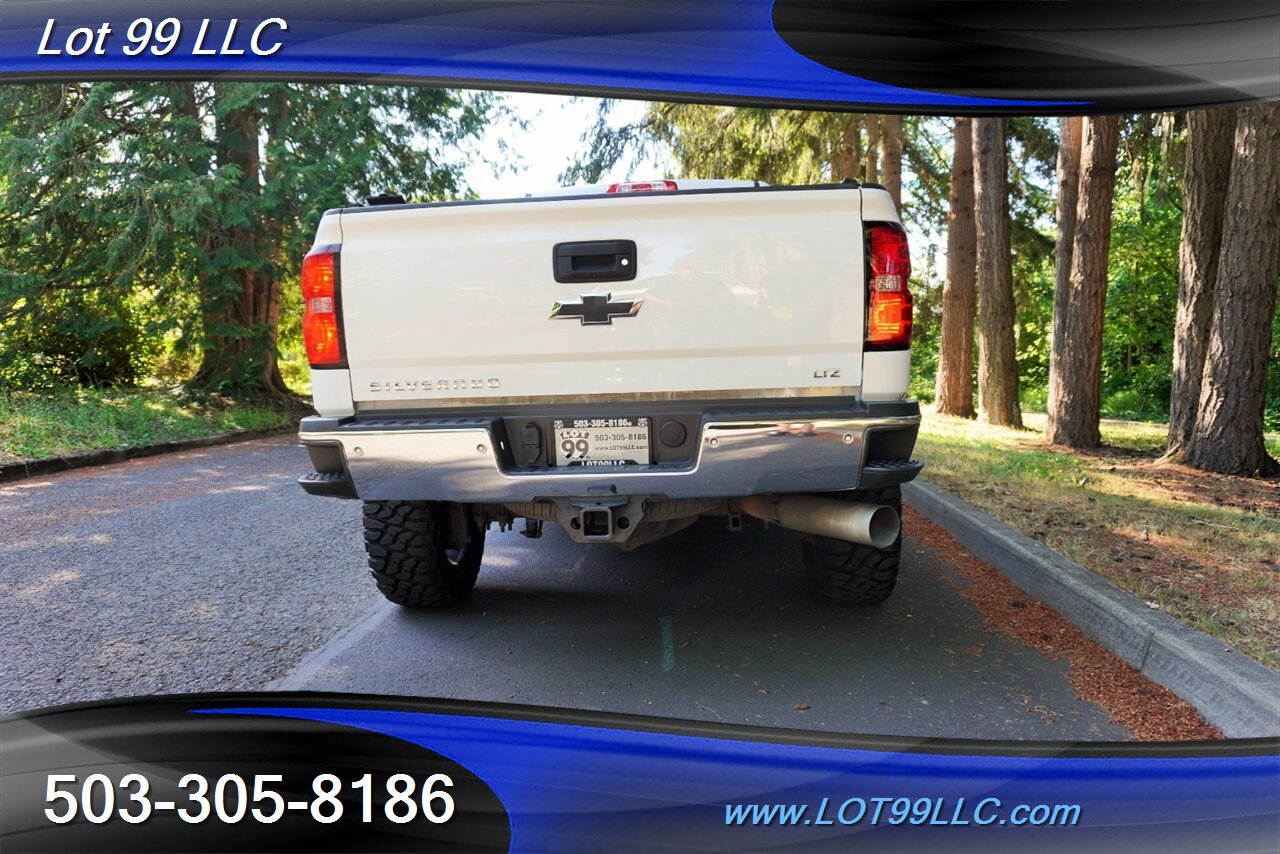 2016 Chevrolet Silverado 3500 LTZ 4x4 Crew Cab 6.6L DURAMAX Diesel Heated AC Leather Moon Roof GPS LIFTED 20 FUEL Wheels BRAND NEW TIRES 2 OWNERS - Photo 10 - Milwaukie, OR 97267