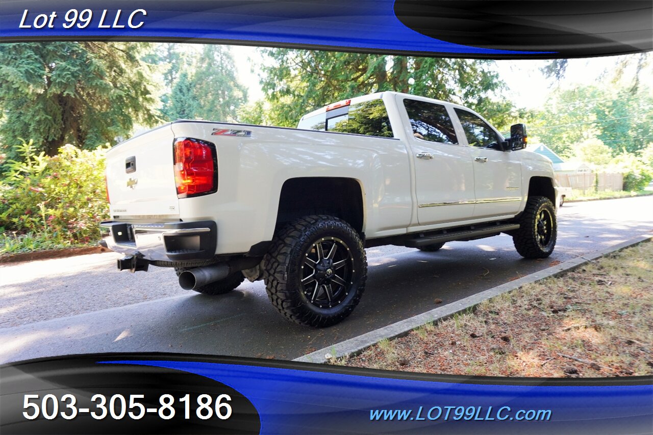 2016 Chevrolet Silverado 3500 LTZ 4x4 Crew Cab 6.6L DURAMAX Diesel Heated AC Leather Moon Roof GPS LIFTED 20 FUEL Wheels BRAND NEW TIRES 2 OWNERS - Photo 9 - Milwaukie, OR 97267
