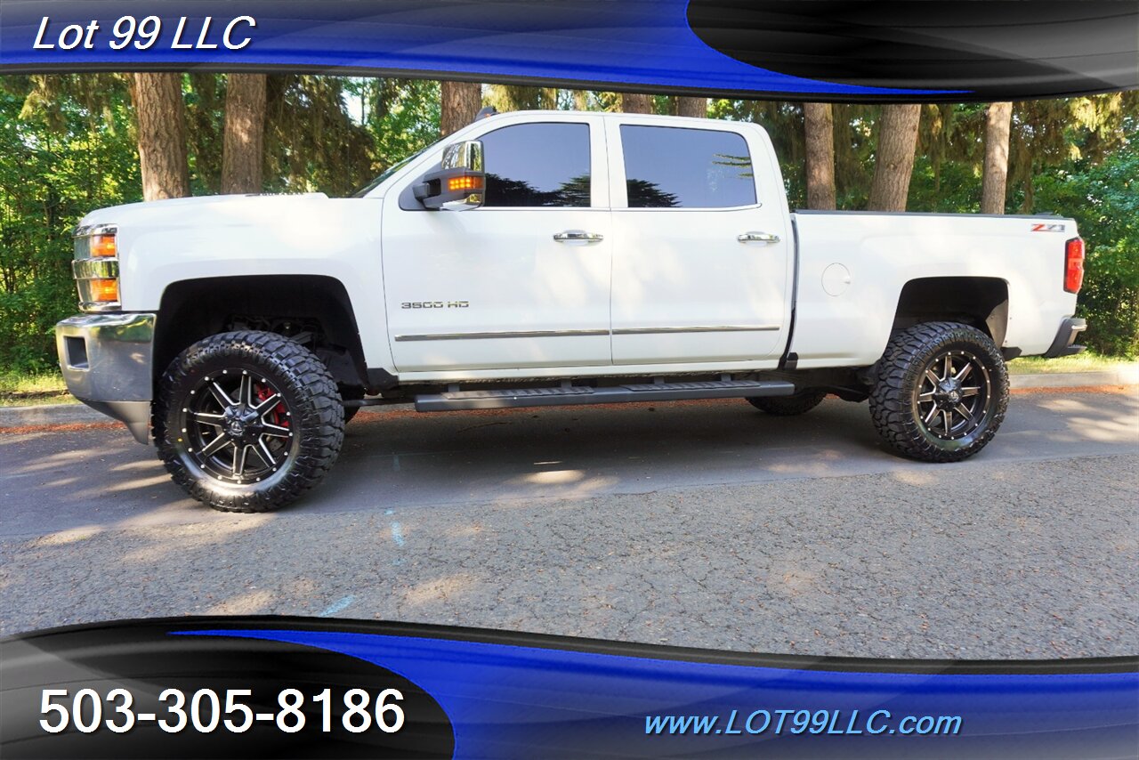 2016 Chevrolet Silverado 3500 LTZ 4x4 Crew Cab 6.6L DURAMAX Diesel Heated AC Leather Moon Roof GPS LIFTED 20 FUEL Wheels BRAND NEW TIRES 2 OWNERS - Photo 5 - Milwaukie, OR 97267