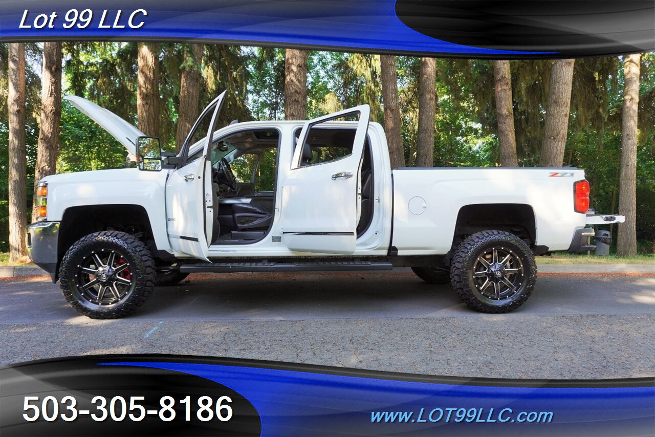 2016 Chevrolet Silverado 3500 LTZ 4x4 Crew Cab 6.6L DURAMAX Diesel Heated AC Leather Moon Roof GPS LIFTED 20 FUEL Wheels BRAND NEW TIRES 2 OWNERS - Photo 30 - Milwaukie, OR 97267