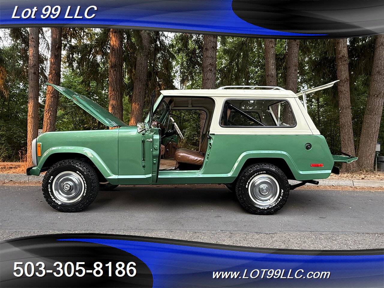 1973 Jeep Commando Jeepster 4x4 304 V8 Removable Hard Top - Photo 17 - Milwaukie, OR 97267