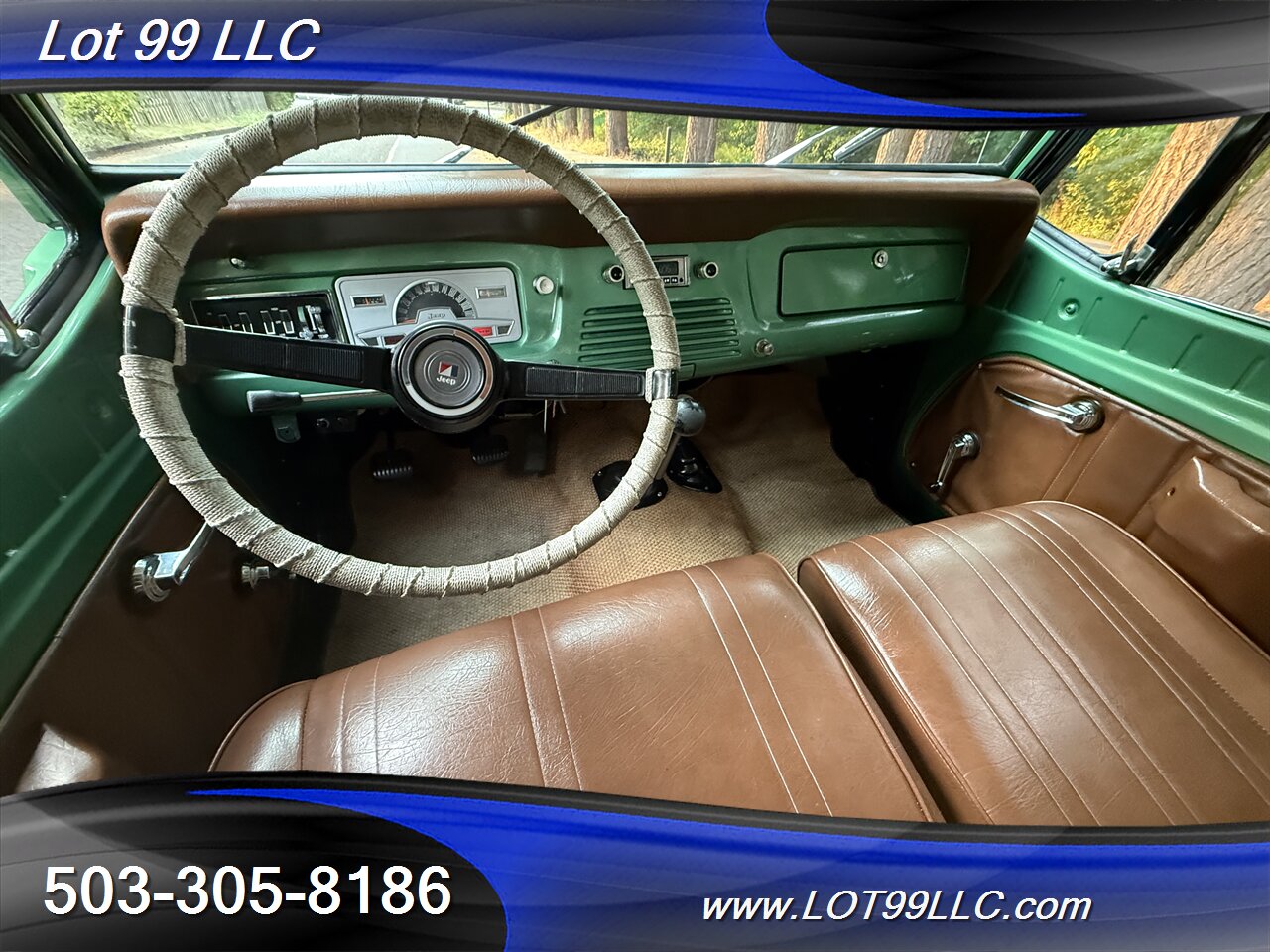 1973 Jeep Commando Jeepster 4x4 304 V8 Removable Hard Top - Photo 9 - Milwaukie, OR 97267