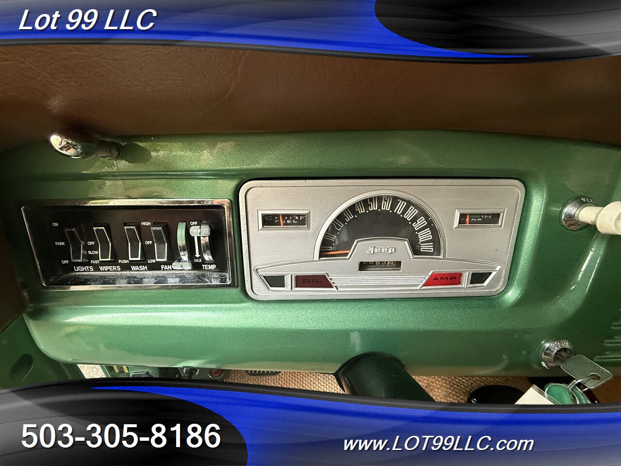 1973 Jeep Commando Jeepster 4x4 304 V8 Removable Hard Top - Photo 10 - Milwaukie, OR 97267