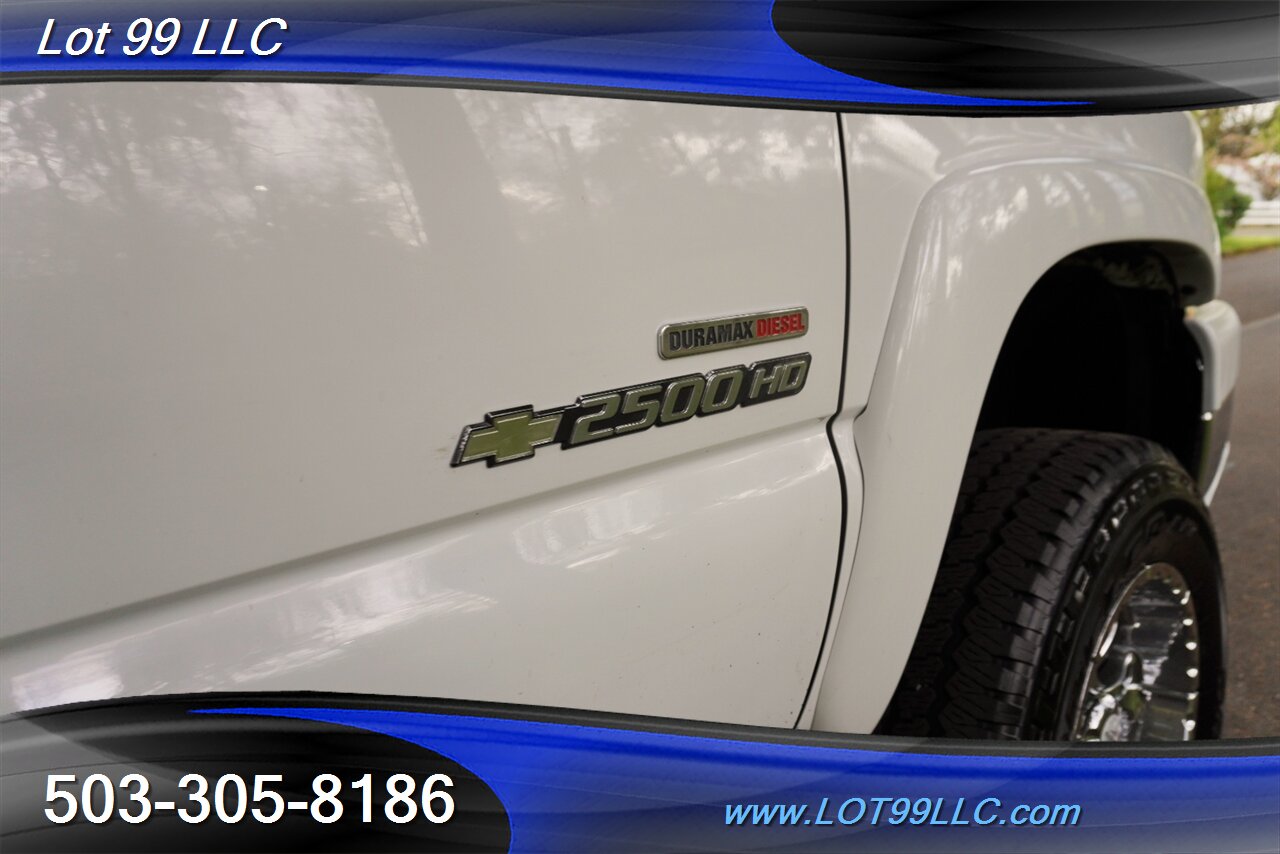 2004 Chevrolet Silverado 2500 4X4 LTZ 6.6L Duramax Diesel Heated Leather Seats  DVD Chrome Wheels Newer Tires Tow Pkg - Photo 40 - Milwaukie, OR 97267