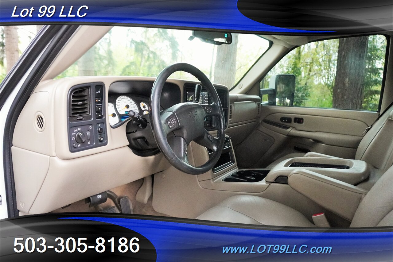 2004 Chevrolet Silverado 2500 4X4 LTZ 6.6L Duramax Diesel Heated Leather Seats  DVD Chrome Wheels Newer Tires Tow Pkg - Photo 12 - Milwaukie, OR 97267