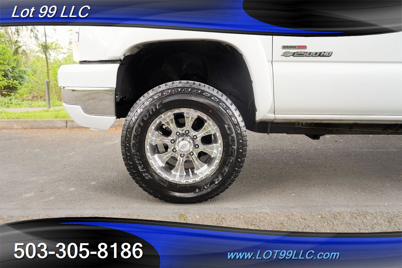 2004 Chevrolet Silverado 2500 4X4 LTZ 6.6L Duramax Diesel Heated Leather Seats  DVD Chrome Wheels Newer Tires Tow Pkg - Photo 41 - Milwaukie, OR 97267