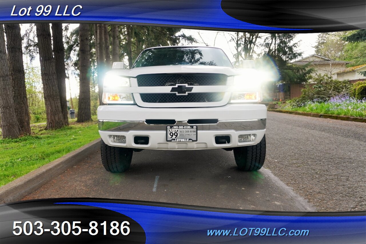 2004 Chevrolet Silverado 2500 4X4 LTZ 6.6L Duramax Diesel Heated Leather Seats  DVD Chrome Wheels Newer Tires Tow Pkg - Photo 6 - Milwaukie, OR 97267