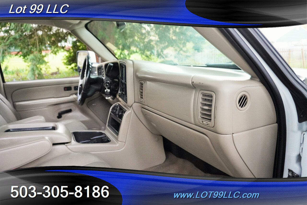 2004 Chevrolet Silverado 2500 4X4 LTZ 6.6L Duramax Diesel Heated Leather Seats  DVD Chrome Wheels Newer Tires Tow Pkg - Photo 19 - Milwaukie, OR 97267