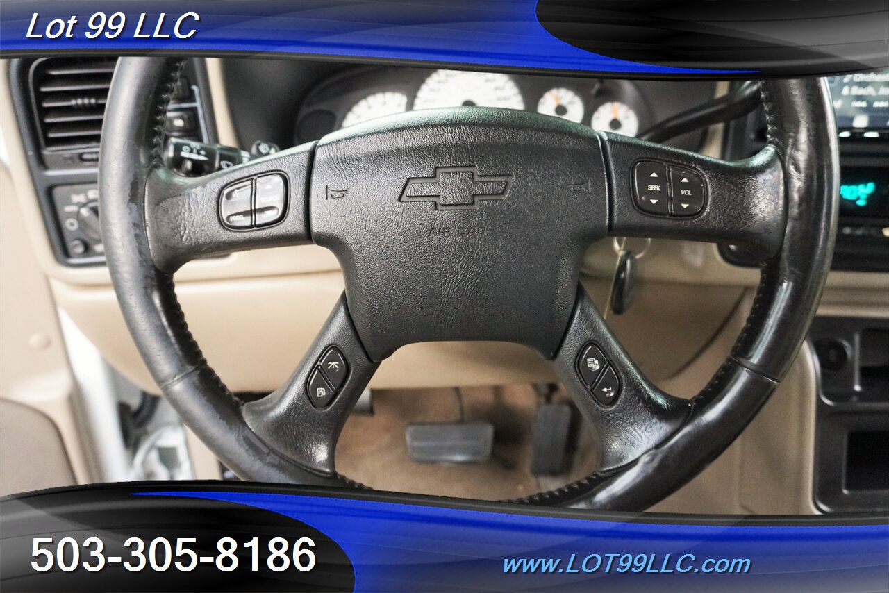 2004 Chevrolet Silverado 2500 4X4 LTZ 6.6L Duramax Diesel Heated Leather Seats  DVD Chrome Wheels Newer Tires Tow Pkg - Photo 28 - Milwaukie, OR 97267