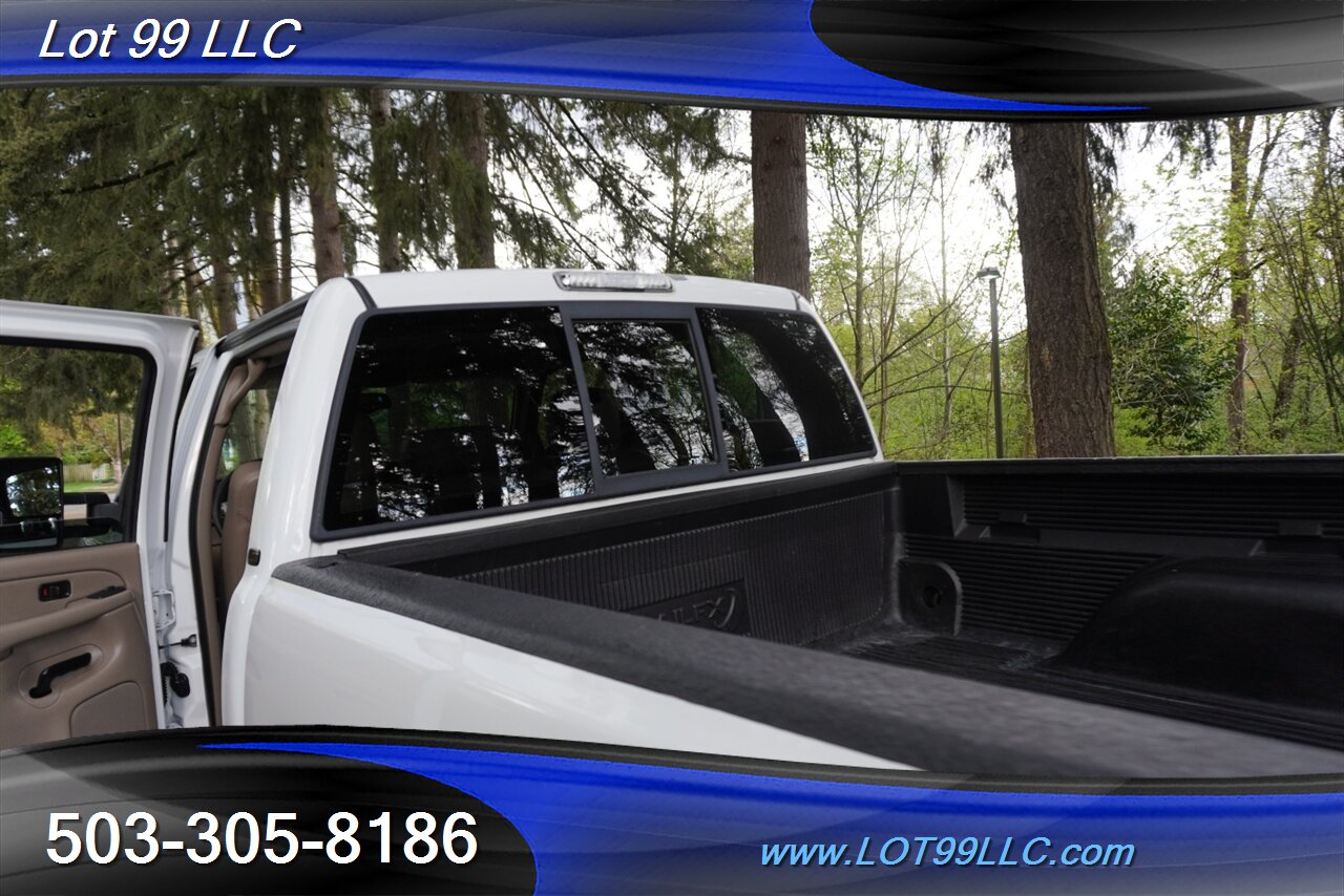 2004 Chevrolet Silverado 2500 4X4 LTZ 6.6L Duramax Diesel Heated Leather Seats  DVD Chrome Wheels Newer Tires Tow Pkg - Photo 16 - Milwaukie, OR 97267