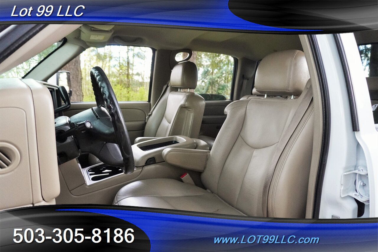 2004 Chevrolet Silverado 2500 4X4 LTZ 6.6L Duramax Diesel Heated Leather Seats  DVD Chrome Wheels Newer Tires Tow Pkg - Photo 13 - Milwaukie, OR 97267