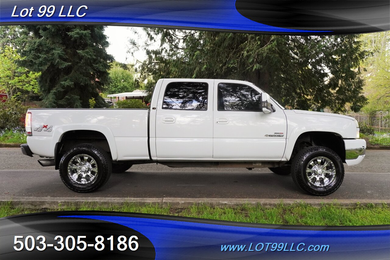 2004 Chevrolet Silverado 2500 4X4 LTZ 6.6L Duramax Diesel Heated Leather Seats  DVD Chrome Wheels Newer Tires Tow Pkg - Photo 8 - Milwaukie, OR 97267