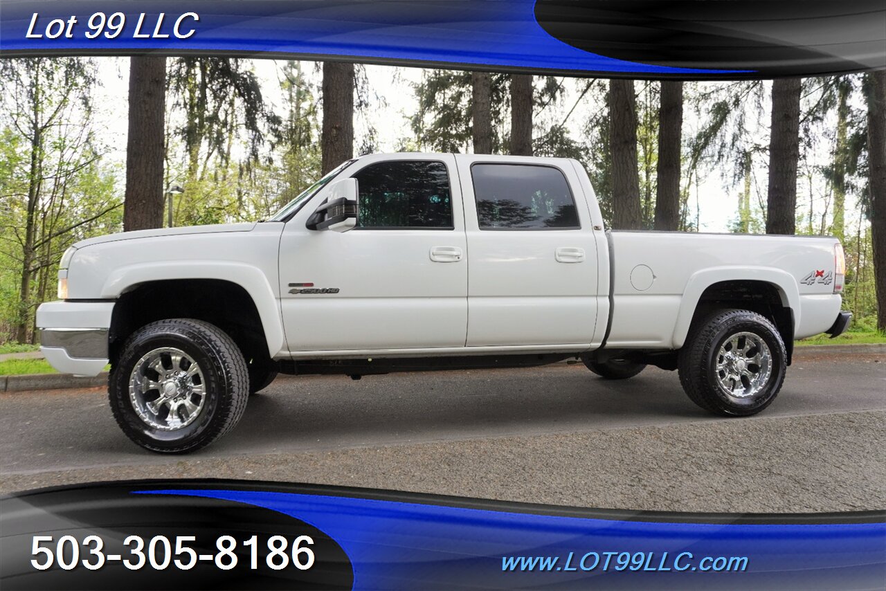 2004 Chevrolet Silverado 2500 4X4 LTZ 6.6L Duramax Diesel Heated Leather Seats  DVD Chrome Wheels Newer Tires Tow Pkg - Photo 5 - Milwaukie, OR 97267
