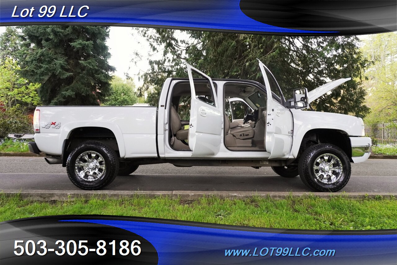 2004 Chevrolet Silverado 2500 4X4 LTZ 6.6L Duramax Diesel Heated Leather Seats  DVD Chrome Wheels Newer Tires Tow Pkg - Photo 32 - Milwaukie, OR 97267