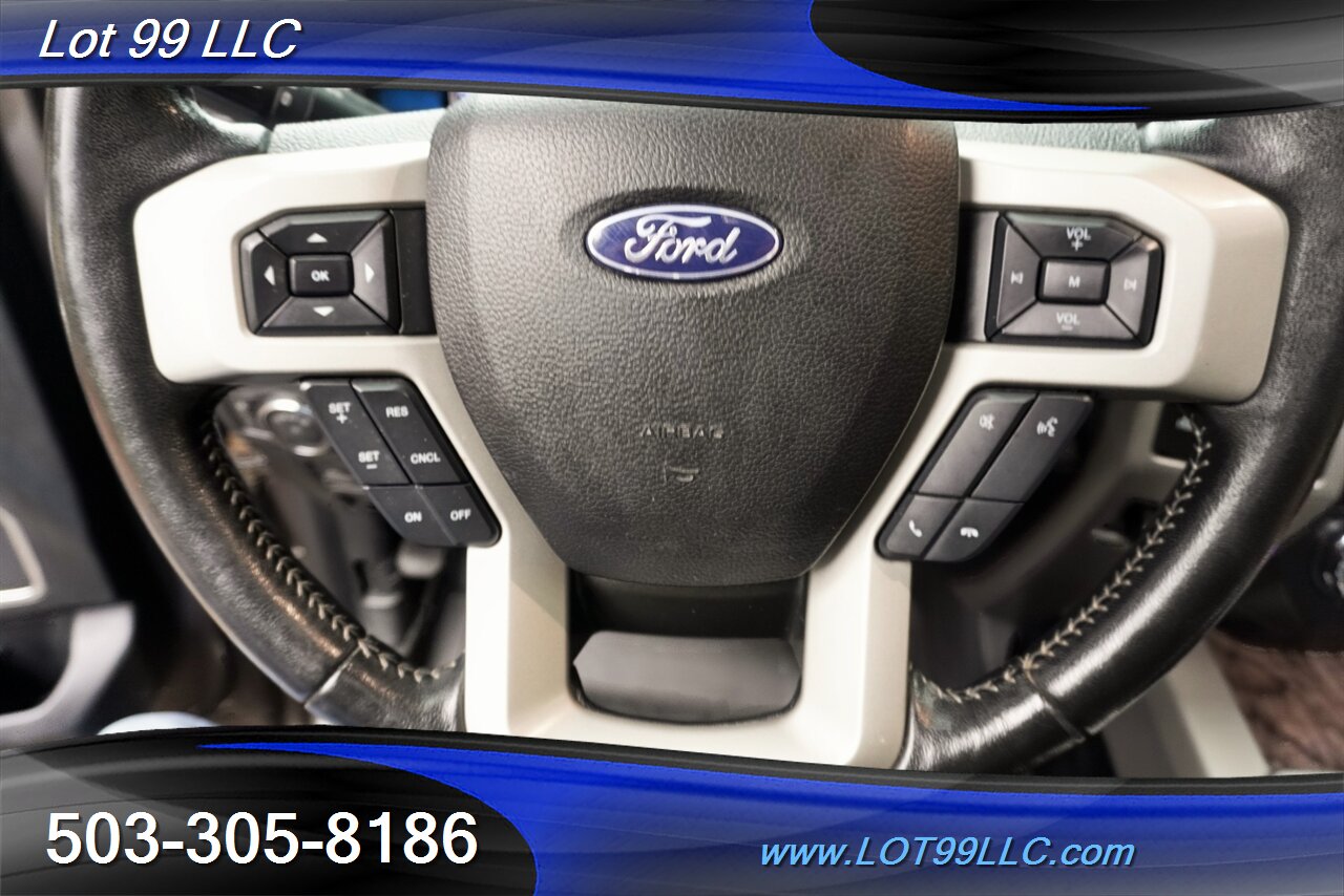 2019 Ford F-350 Super Duty Lariat 4X4 6.7L Power Stroke Diesel AC & Heated Leather Seats Pano Roof LIFTED 22 Wheels 37S LIKE NEW TIRES CARLI LIFT KIT - Photo 28 - Milwaukie, OR 97267
