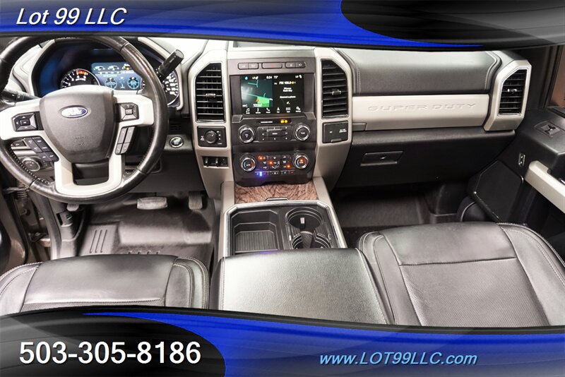 2019 Ford F-350 Super Duty Lariat 4X4 6.7L Power Stroke Diesel AC  & Heated Leather Seats Pano Roof LIFTED 22 Wheels 37S LIKE NEW TIRES CARLI LIFT KIT