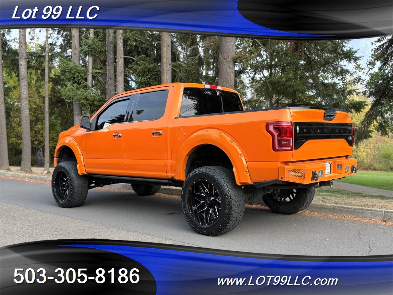 2016 Ford F-150 Platinum Crew Cab 4x4 Lifted Loaded Ready Lift - BDS Lift 37 " Tires 22 " Wheels - Photo 8 - Milwaukie, OR 97267