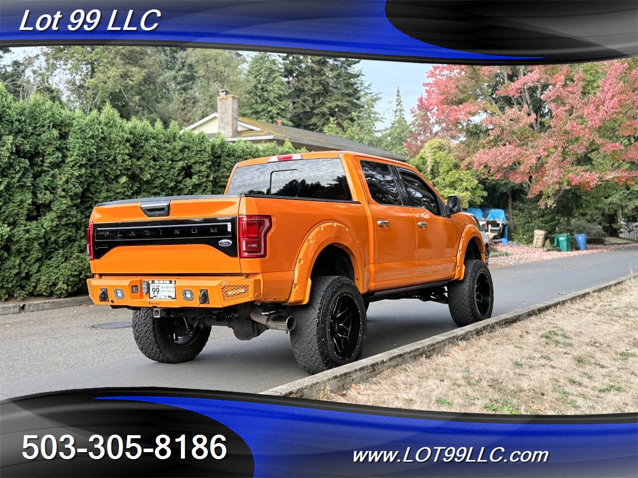 2016 Ford F-150 Platinum Crew Cab 4x4 Lifted Loaded Ready Lift - BDS Lift 37 " Tires 22 " Wheels - Photo 6 - Milwaukie, OR 97267
