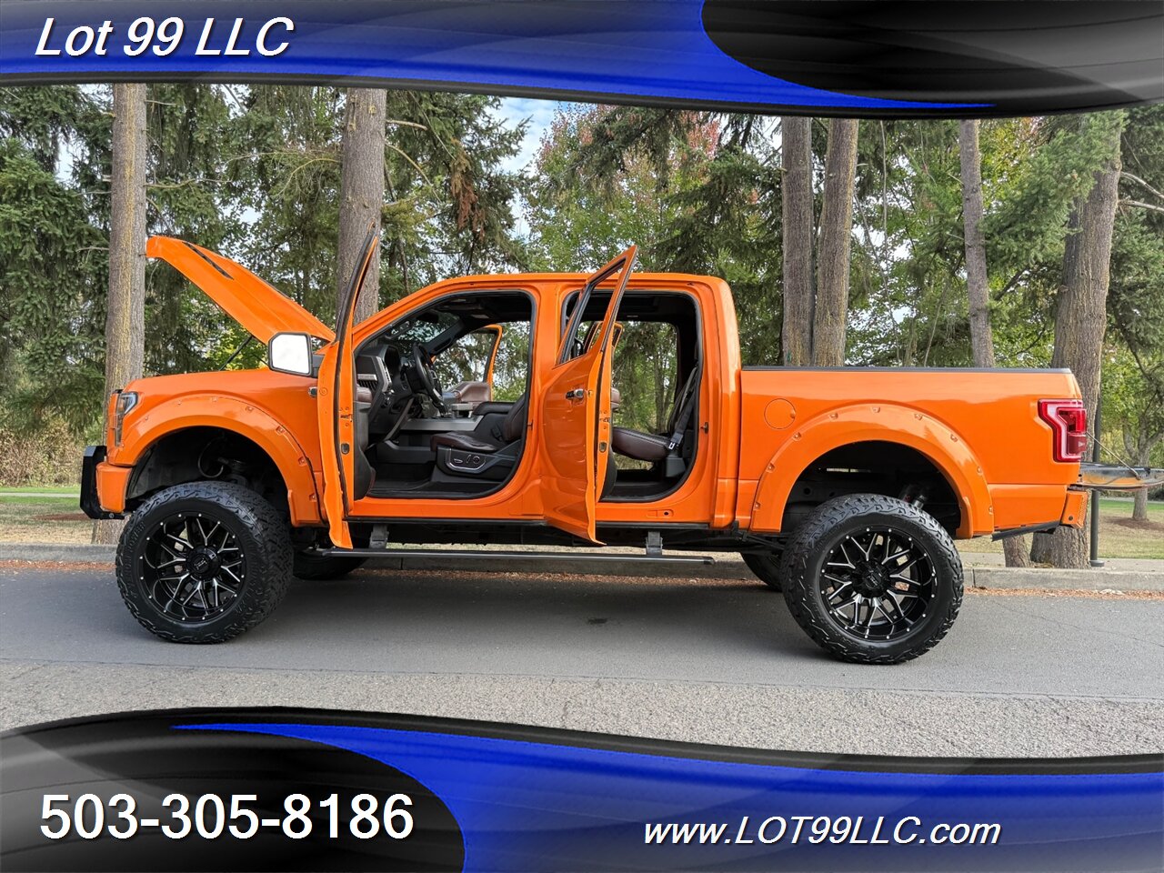 2016 Ford F-150 Platinum Crew Cab 4x4 Lifted Loaded Ready Lift - BDS Lift 37 " Tires 22 " Wheels - Photo 19 - Milwaukie, OR 97267