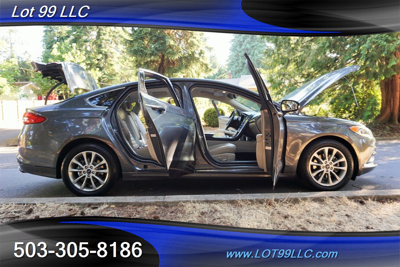 2017 Ford Fusion SE Sedan only 75K Heated Leather GPS Loaded - Photo 30 - Milwaukie, OR 97267